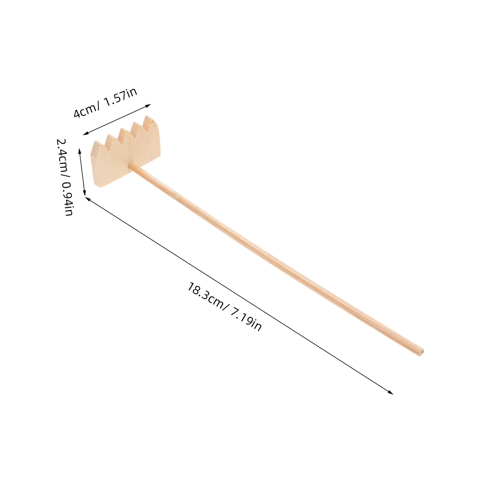 3 قطع من أدوات حديقة زن المصنوعة من الخيزران الصغيرة المحمولة خفيفة الوزن قلم رسم رمل للمنزل والمكتب وديكور المناظر الطبيعية الصغيرة