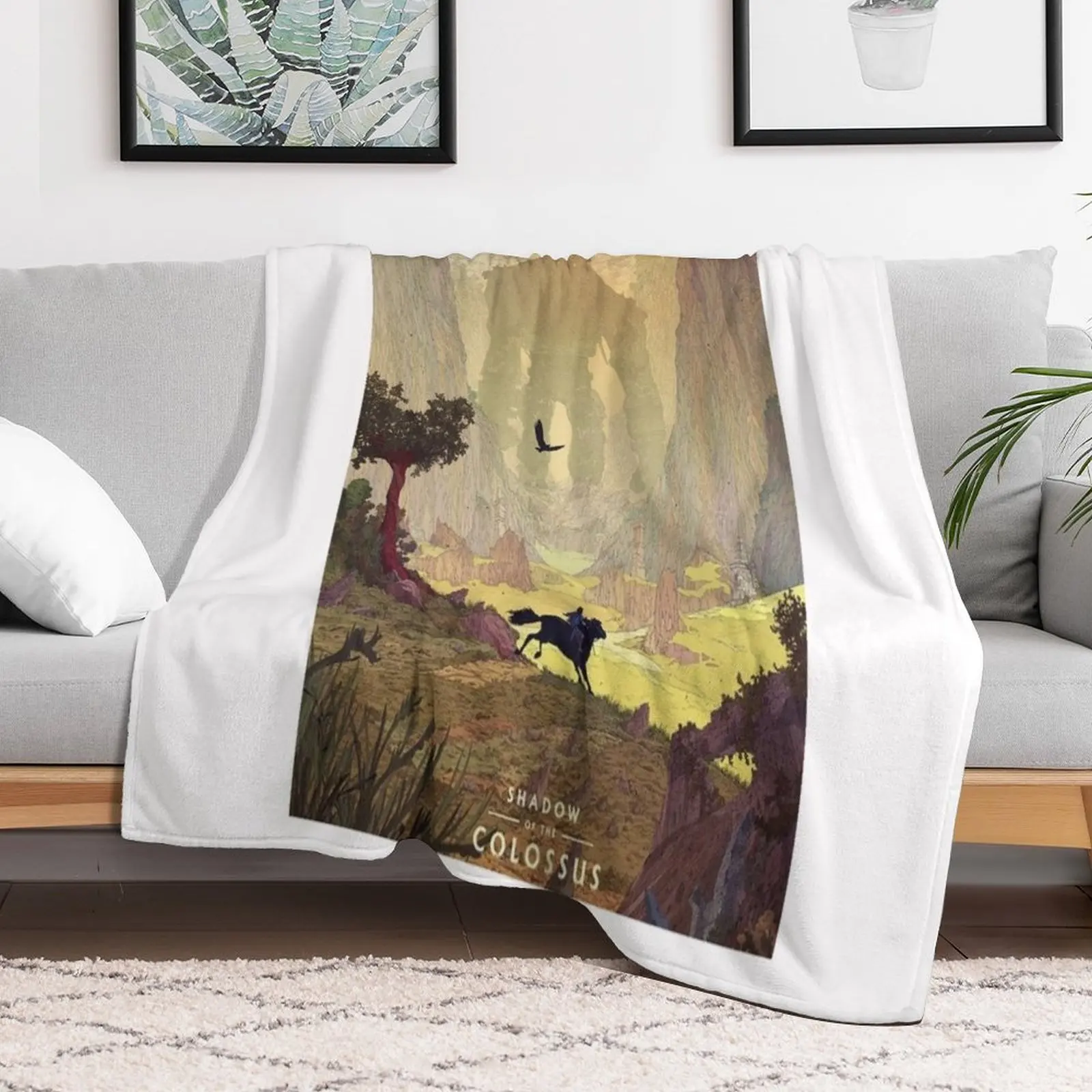 

Shadow Of The Colossus Throw Blanket sofa bed Cute Blankets