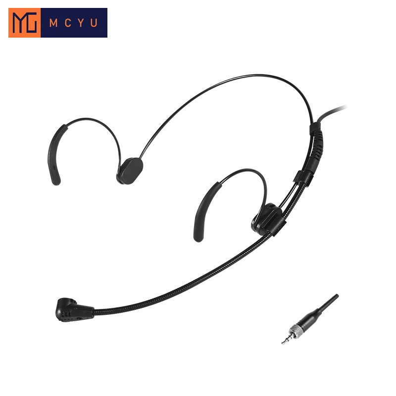 Profesyonel kulaklık siyah kablolu kondenser mikrofon kablosuz verici mikrofon 3.5mm Stereo vidalı kriko Mini XLR 3pin 4pin