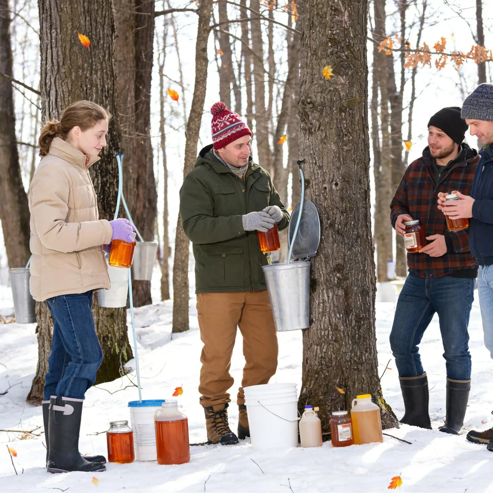 Maple Syrup Tapping Kit With Tubing Reusable Extractor 12-Piece Maple Syrup Sugaring Start Taps For Outdoor Backyard Garden