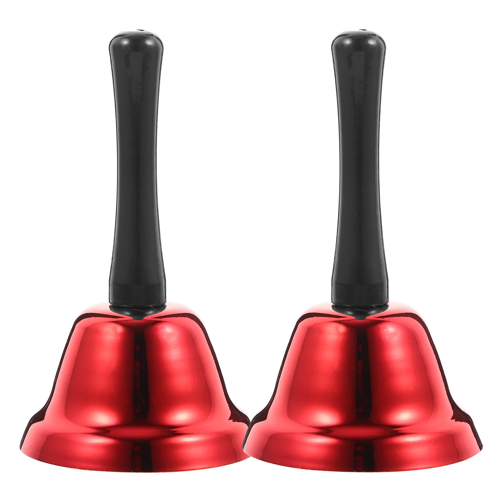 

2Pcs Christmas Bells Xmas Hand Bell Dinner Party Restaurant Call Decor Supplies Holiday Table Organizers