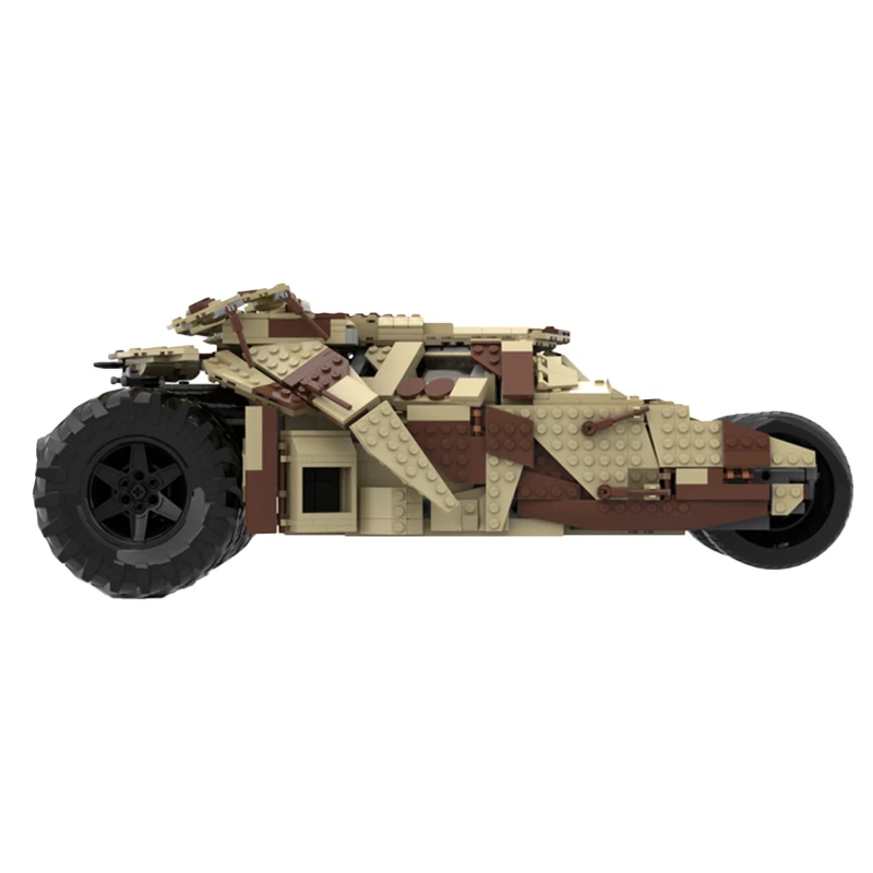 Famous Film Series UCS Knight Rider Bat Car Camo Tumbler MOC-94647 Building Blocks technology Bricks Toys Model Collection Gifts