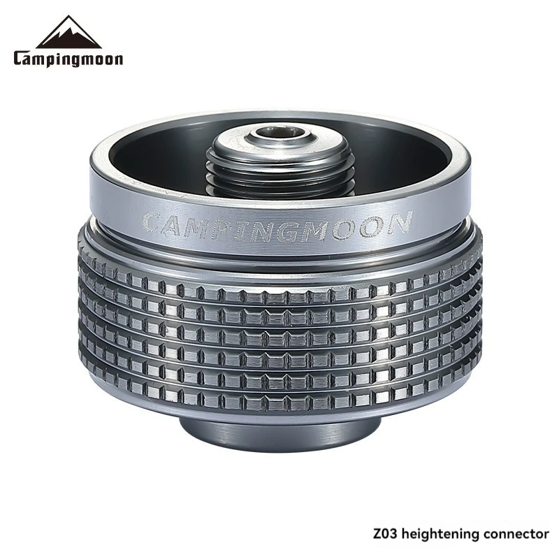 CAMPINGMOON Accesorios para equipos de acampada al aire libre, estufas de gas, estufas de aleación de aluminio, juntas elevadas, adaptadores de bombones de gas
