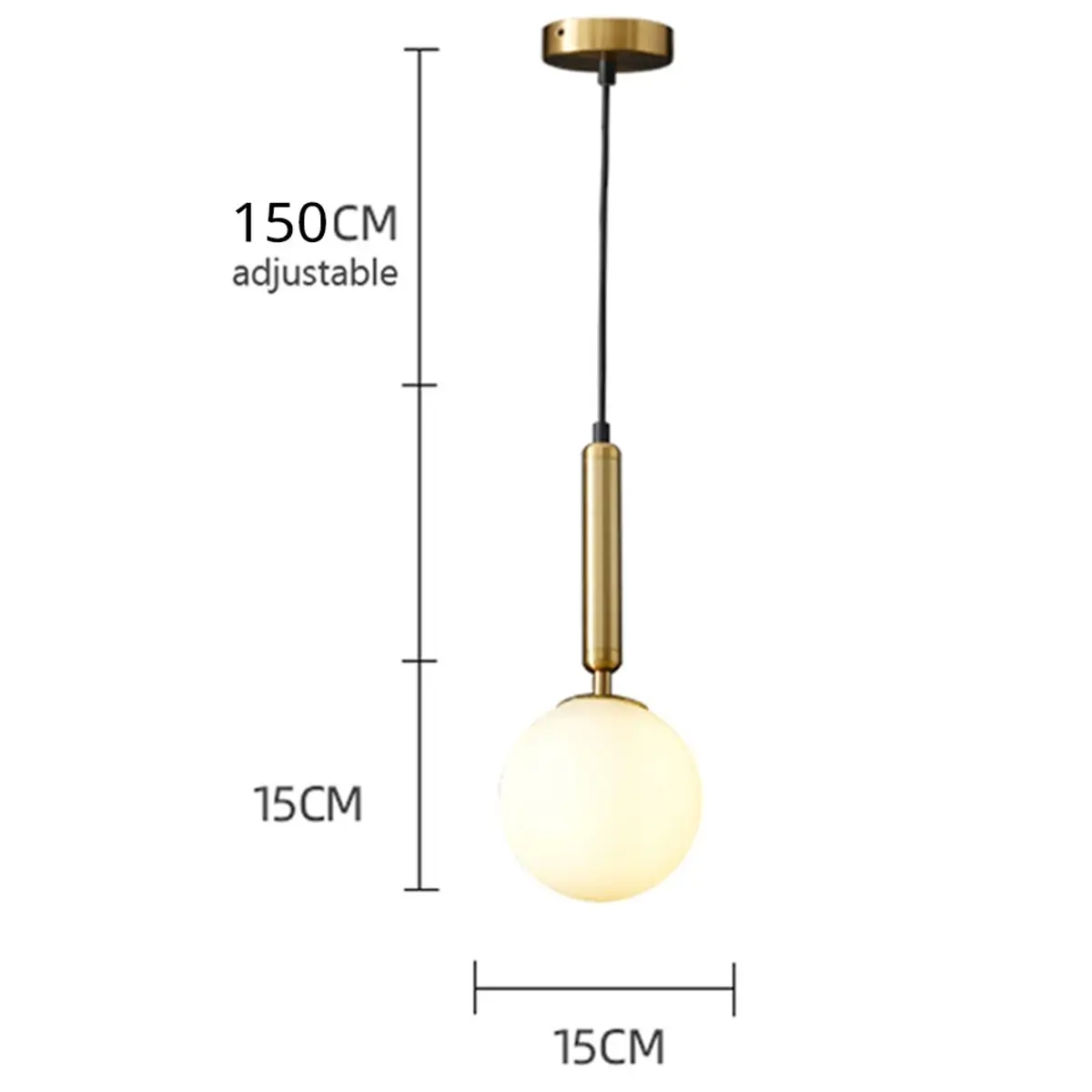 PROMOTION~ Nordic Modern Glass Ball LED Pendant Lamp for Dining Room and Kitchen Decoration