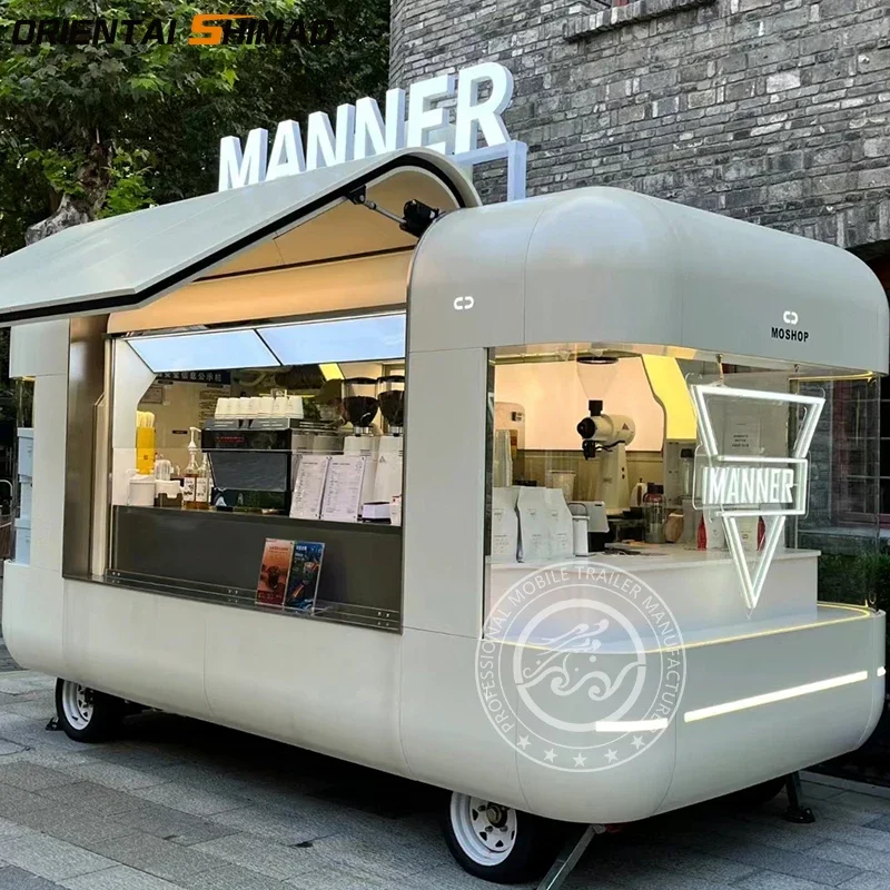 

Fast Full Kitchen Airstream Food Trailer Outdoor Mobile Food Truck