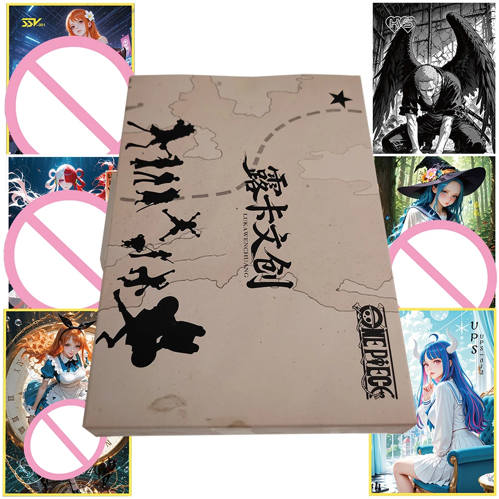 

One Piece Collection Cards Classic Hot Bloody Adventure Anime Characters Creative Color Paper Cards Peripheral Christmas Gifts