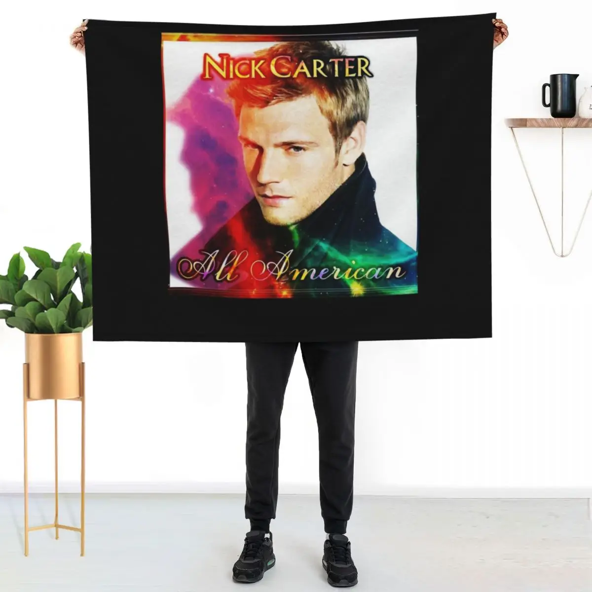 Special Singer Man Country Nick Carter Redeki Trending Seller Throw Blanket Bed covers Hairy Baby Plaid on the sofa Blankets