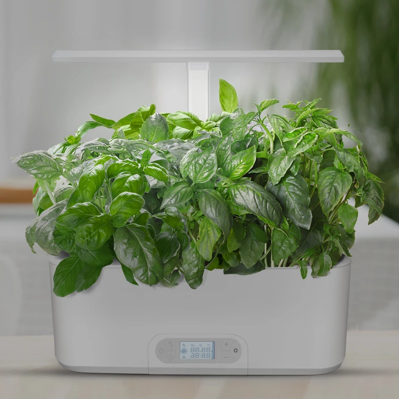 Growing system white smart home indoor garden hydroponic grow system smart home appliances for herbs veges