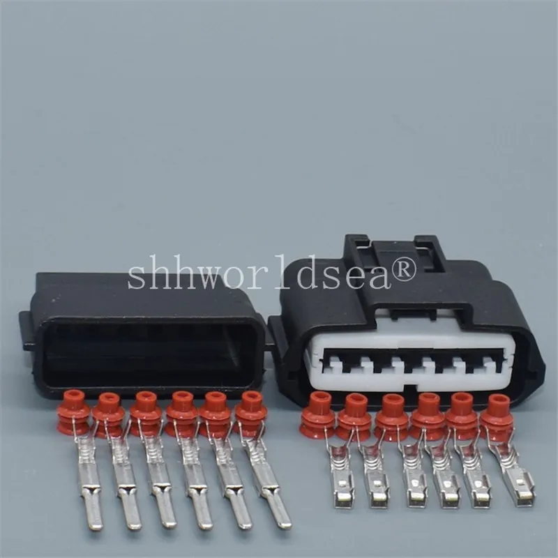 

Shhworldsea 6-контактный 2,2 мм 6189-0784 автоматический разъем катушки зажигания, розетка для мотоцикла для Nissan, устройство блокировки левой задней двери