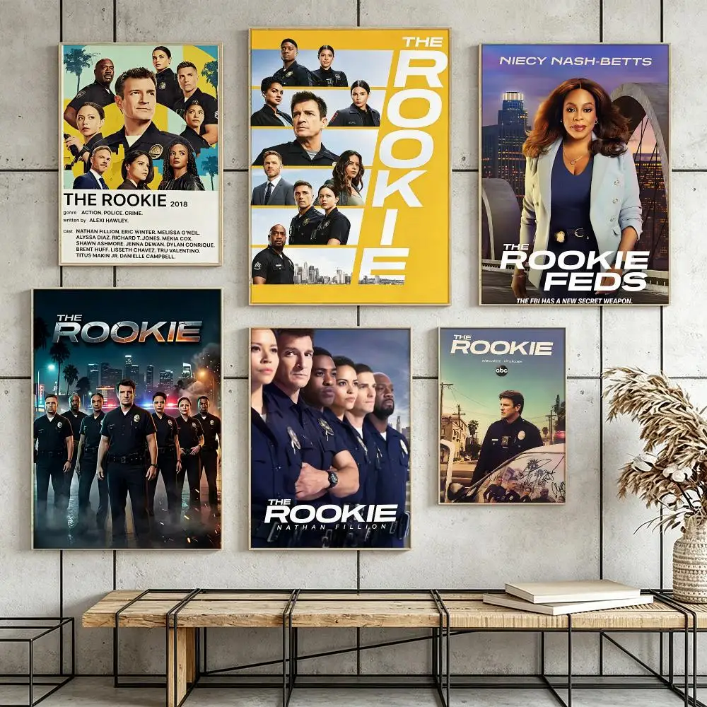 Series The Rookie Poster Poster HD Printing  Minimal Industrial Style Wall Art Home Decor For Bedroom Living Room Gift