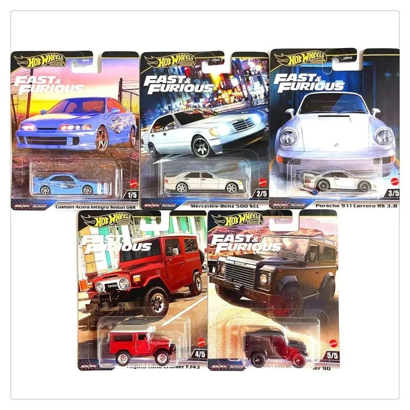 

Hot Wheels Fast & Furious Mercedes-Benz Land Rover Porsche Toyota Bentley Коллекционная игрушечная модель автомобиля из сплава в подарок