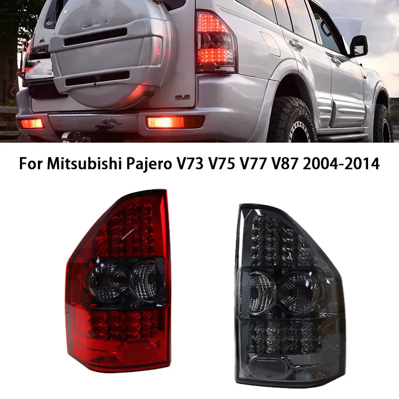 Car Taillight for Mitsubishi Pajero V73 LED Tail Light 2004-2014 V75 V77 V87 Rear Fog Brake Turn Signal Automotive Accessor