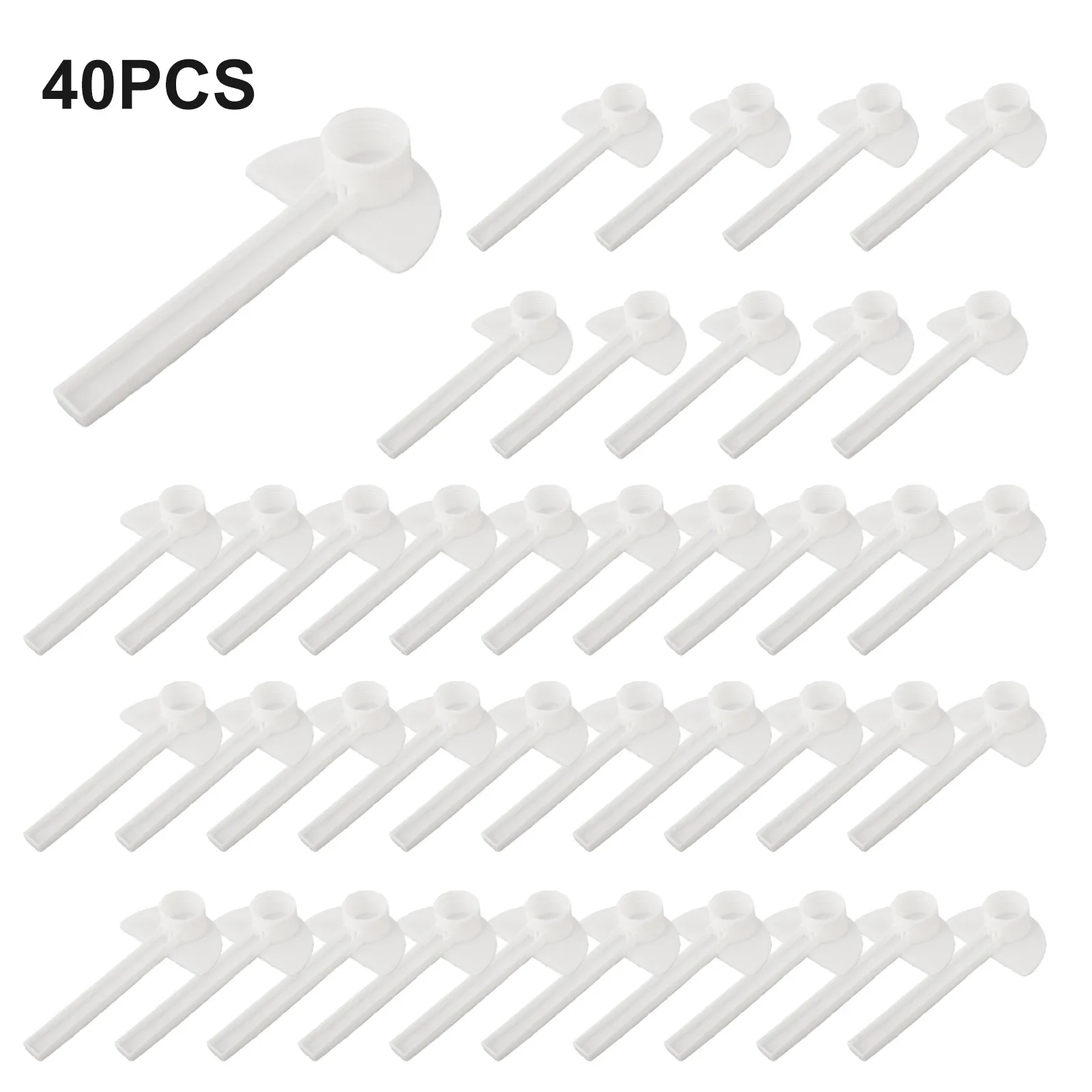 40Pcs Bee Feeder for Water Delivery in Apiaries Plastic Construction Focused on Operational Reliability and Hive Compatibility