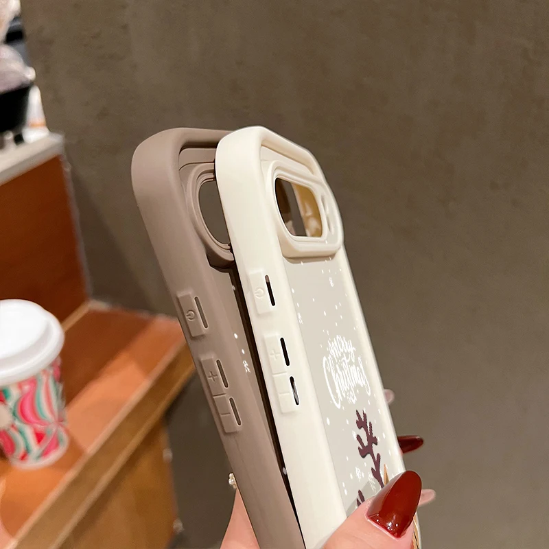 Custodia morbida per telefono in TPU con motivo Happy Christmas per Google Pixel 8 Pro 8A 9 Pro XL 7A Cover in silicone antiurto per Pixel 9 8 7 Pro
