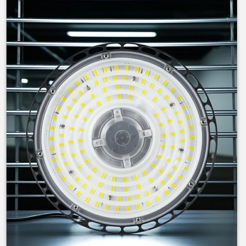 Ultra Bright 100/150/200W UFO LED Mining Light Court Plant Factory Industrial Plant Garage Workshop Garage Light Waterproof