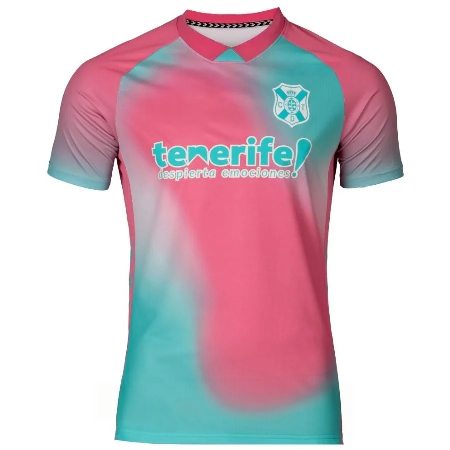 New 26-27 Tenerife Home Football Jersey 3D Printed Quick Drying Men's Sports Casual T-shirt Family Matching