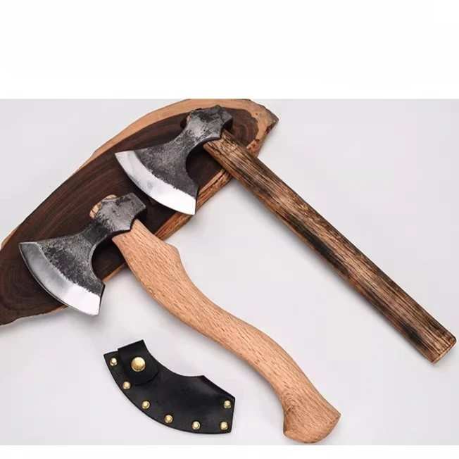65 Manganese Steel Forged Outdoor Camping Hiking Emergency Self-defense Equipment Household Firewood Chopping Tool
