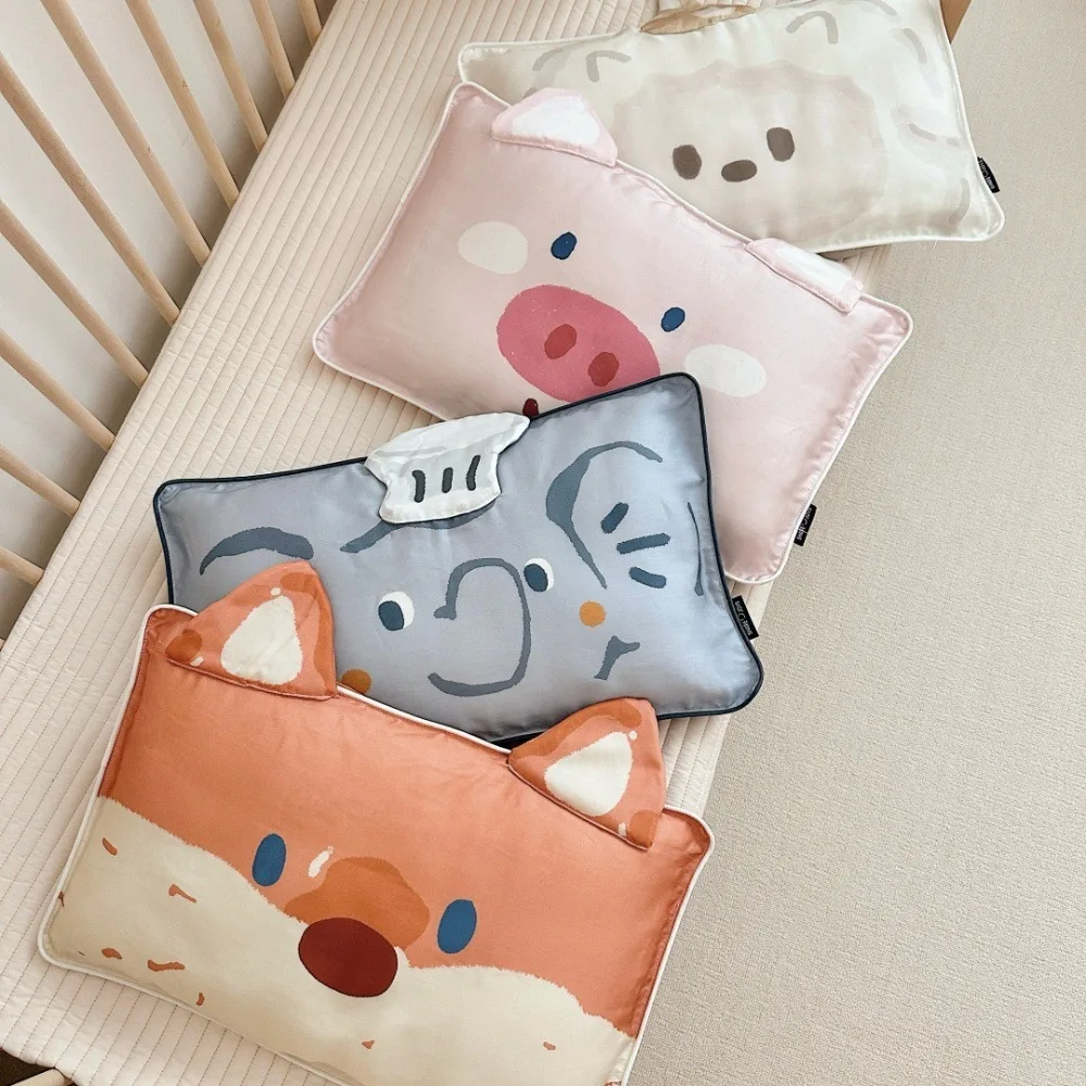 

Decorative Soft Cartoon Pillow Cover Rectangular Stylish Soft Cushion Cover Washable Portable Cushion Cover Sofa Decor
