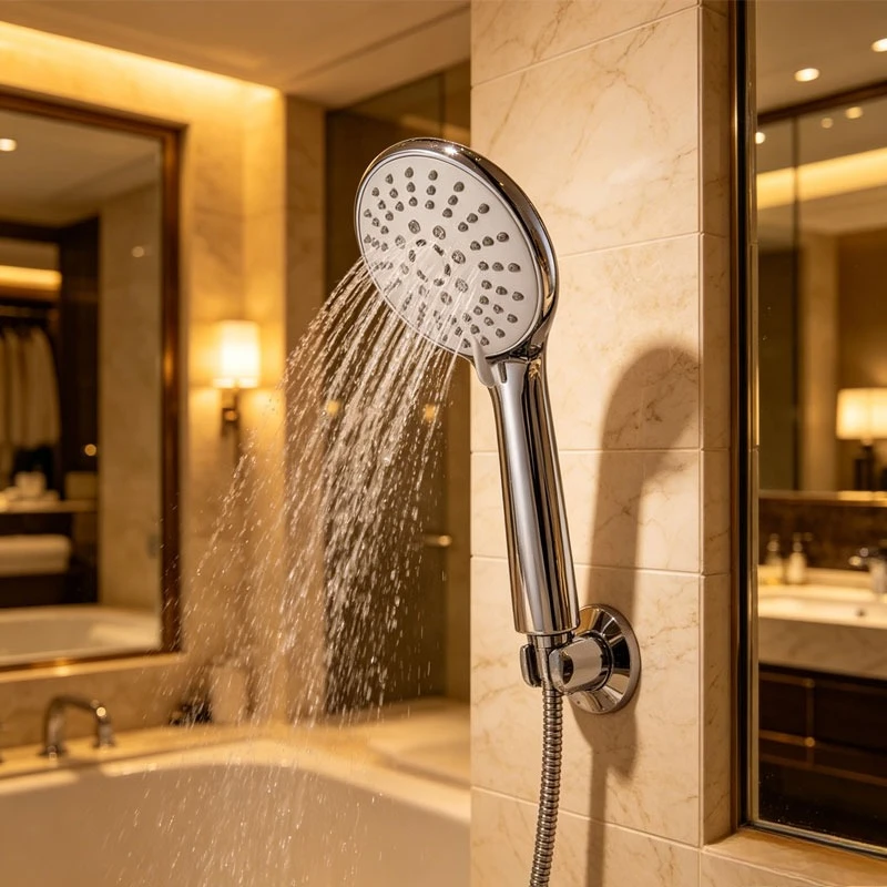 

1pcs Super-strong Pressurized Health Bath Large Panel Large Water Output Handheld Shower Head Bathroom Shower Bath Shower Head