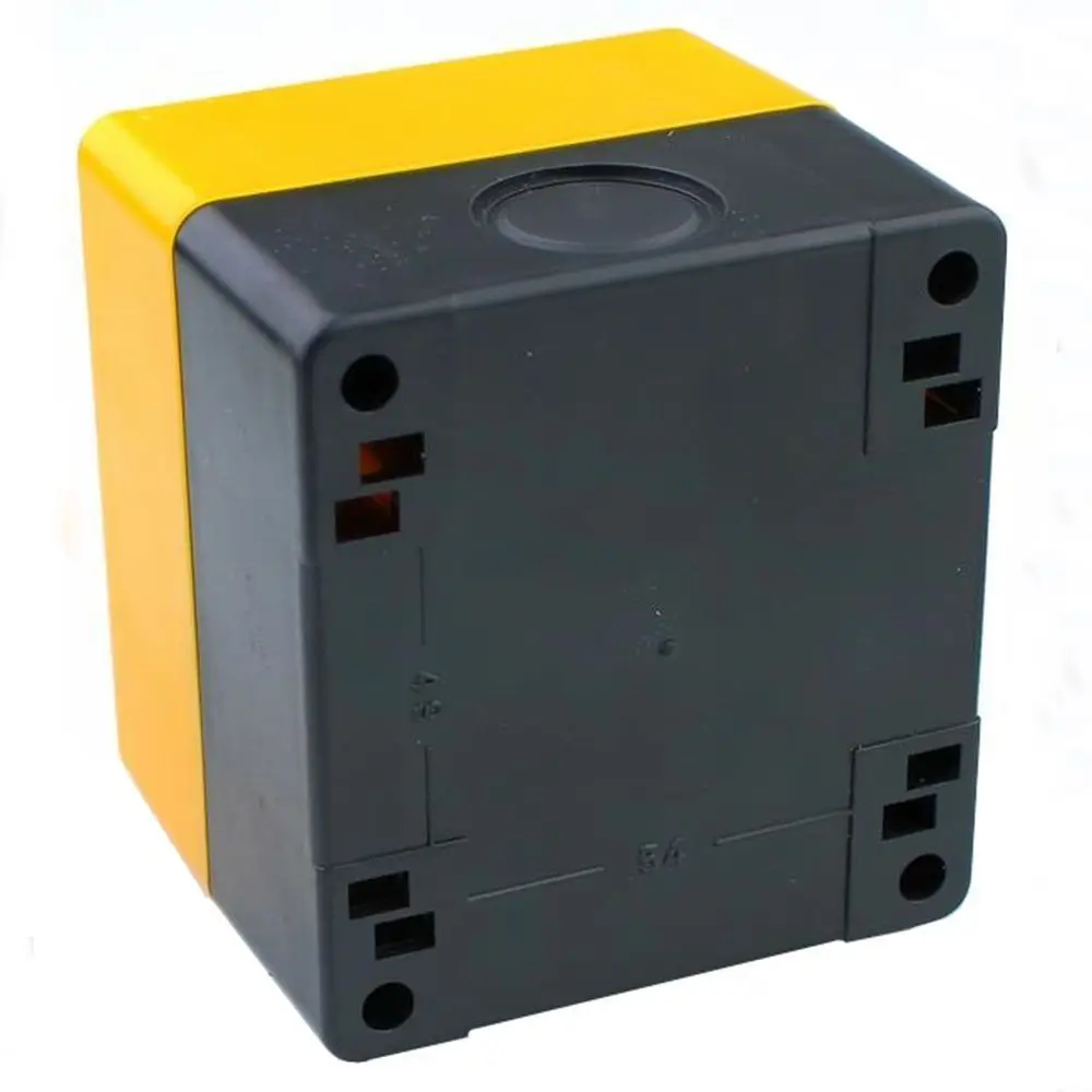 Red Sign Push Button Switch Mushroom Cap Plastic Emergency Stop Button Switch Box 1NC / 1NO+1NC Contact