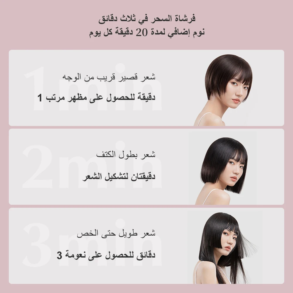 المهنية جهاز فرد الشعر بالبخار سلبي أيون فرشاة فرد شعر سريع التدفئة التورمالين السيراميك أداة العناية بالشعر