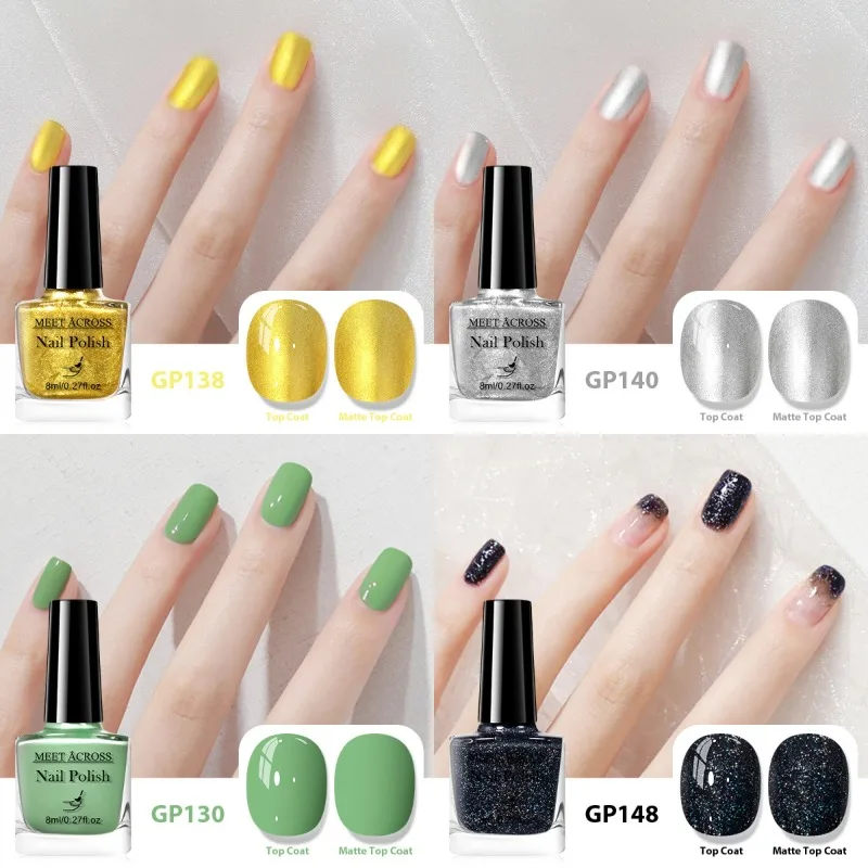 7-delige kerstkleurenset nagellak langdurig sneldrogend geen lamp nodig om nagelbenodigdheden te genezen Vernis voor nageldecoratie