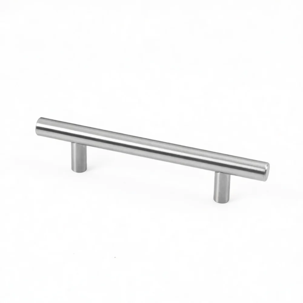 Durable Stainless Steel Cabinet Pulls T Bar Design Brushed Gold Drawer Handles Kitchen Furniture Door Hardware Modern Style