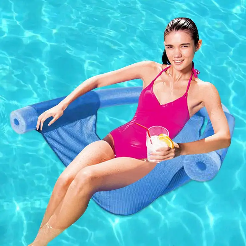 Water Floating Chair Pool Bed Float Water Sports Relax Floating Lounger Super Buoyancy For Water Supplies Toy Party Floaties