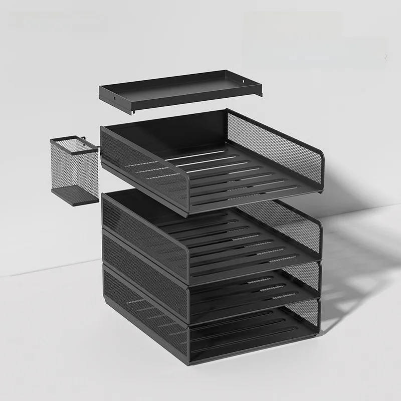 desktop-metal-file-organizer-multi-layer-office-storage-box-bookend-stand-paper-clip-holder-office-supplies-document-frame