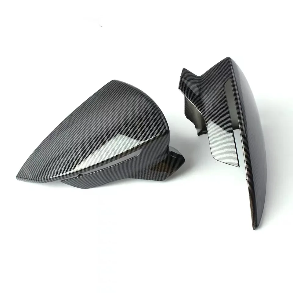 

Car Mirror Cover for SEAT Ibiza Mk5 6F KJ1 2018~2025 2019 ABS Replace Cap Wing Carbon Fiber Black Trim Shell Part Accessories