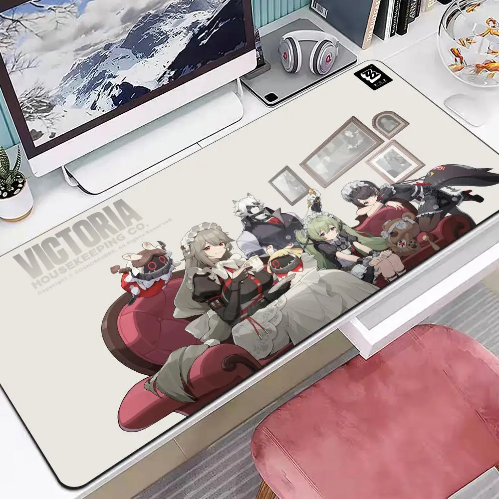 

ZZZ Zenless Zone Zero Mouse Pad Multiple Sizes Large Square Computer Office Game Table Mats Rubber Anti-slip Mousepads