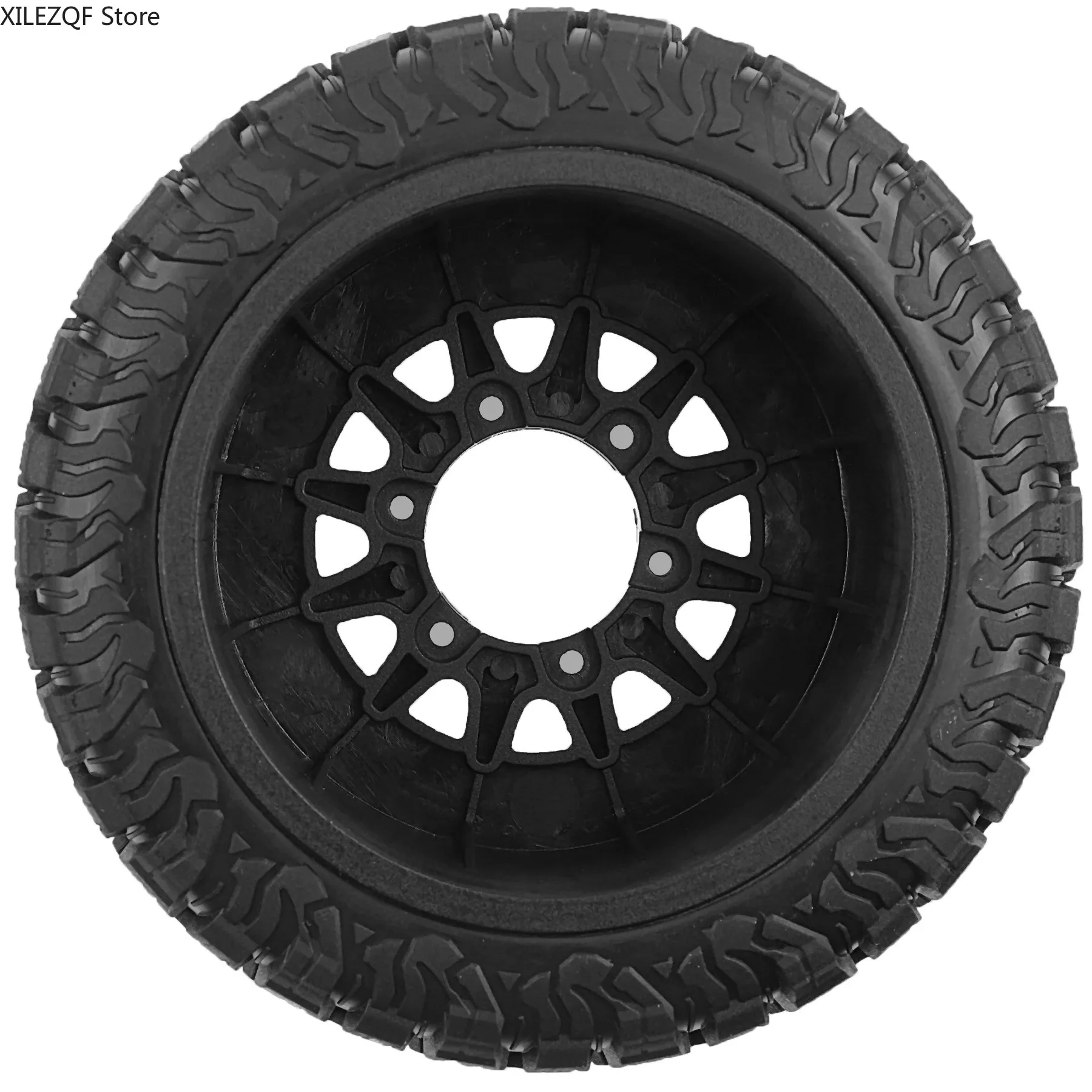 4PCS 1:10 Short Course Truck Tires Rubber Tyre 12mm Hex for 1/10 RC Car Traxxas Slash Arrma Senton HuanQi 727 Vkar 10