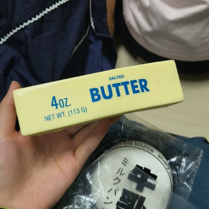 

Fidget Squeeze Toy Butter Stick Slow Rebound Cheese Stick Office Stress Release Stress Reduction Toy Prank Birthday Gift