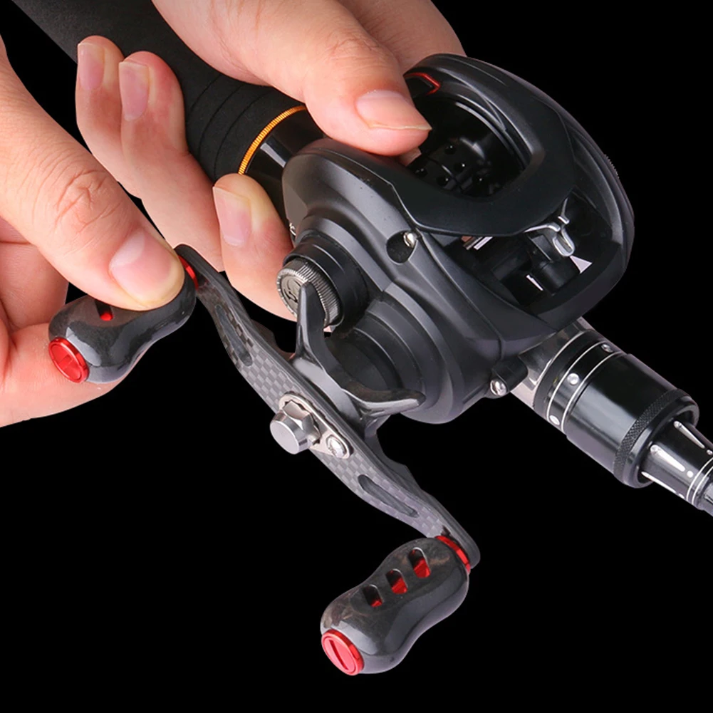 الصيد بكرة مقبض مقبض ألياف الكربون الصيد الروك مقبض مقبض مريح الصيد بكرة مقبض الزخرفية الصيد بكرة الملحقات