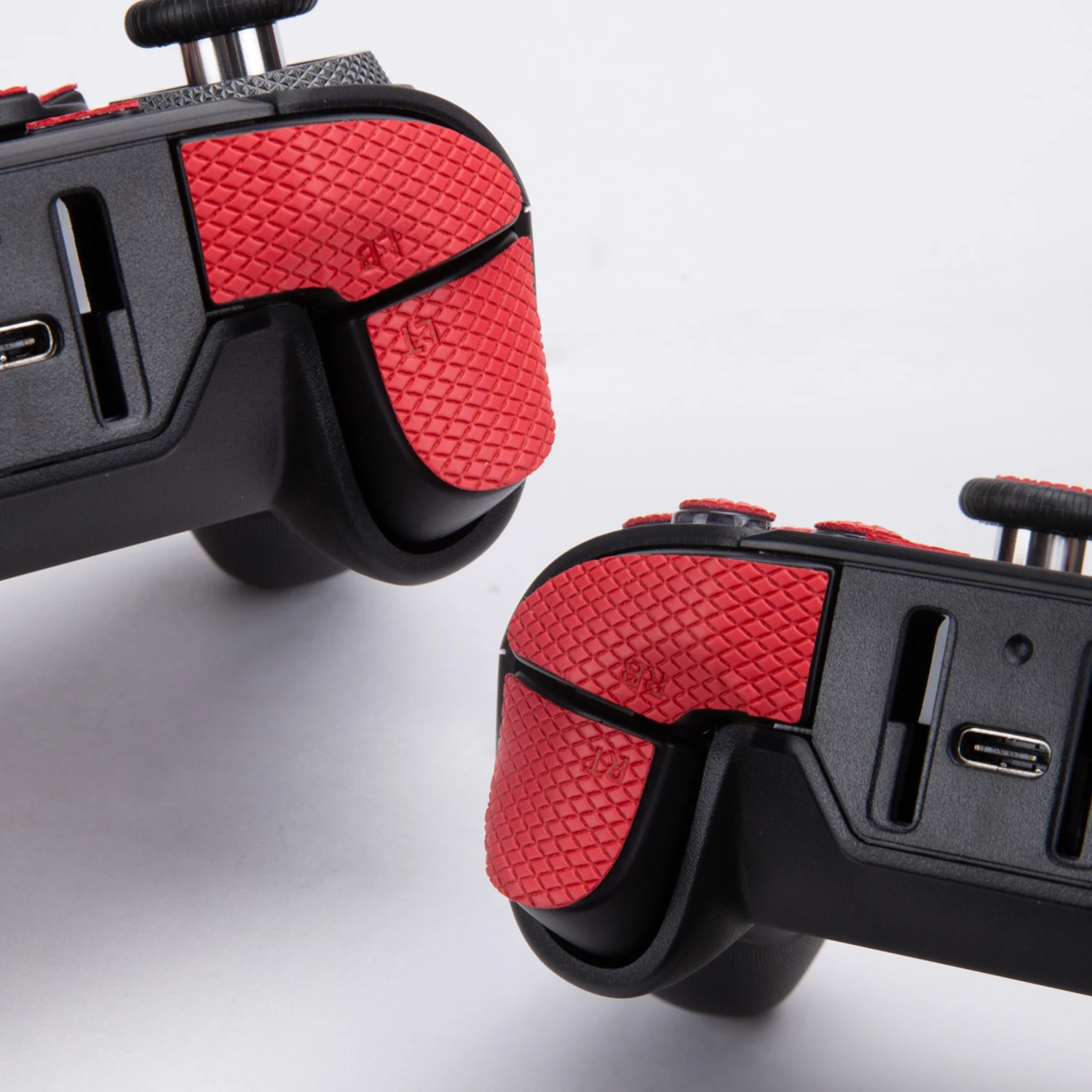 Красные кнопки контроллера TALONGAMES, наклейка, триггеры, наклейка, совместимая с контроллером Flydigi Vader 4/3 Pro