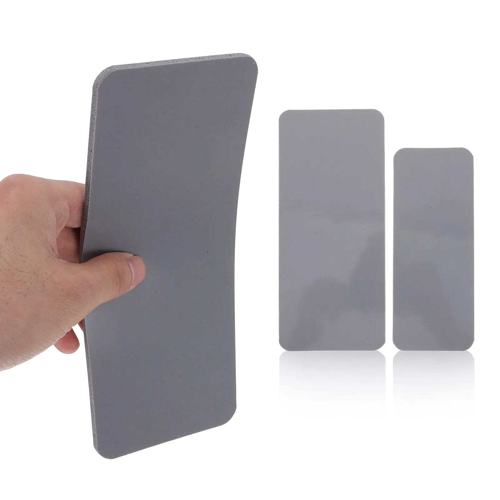 Silicone Heat Press Pads 2 Pack Grey Liquid Foam Replacement Mats Reduce Press Marks for Small Business