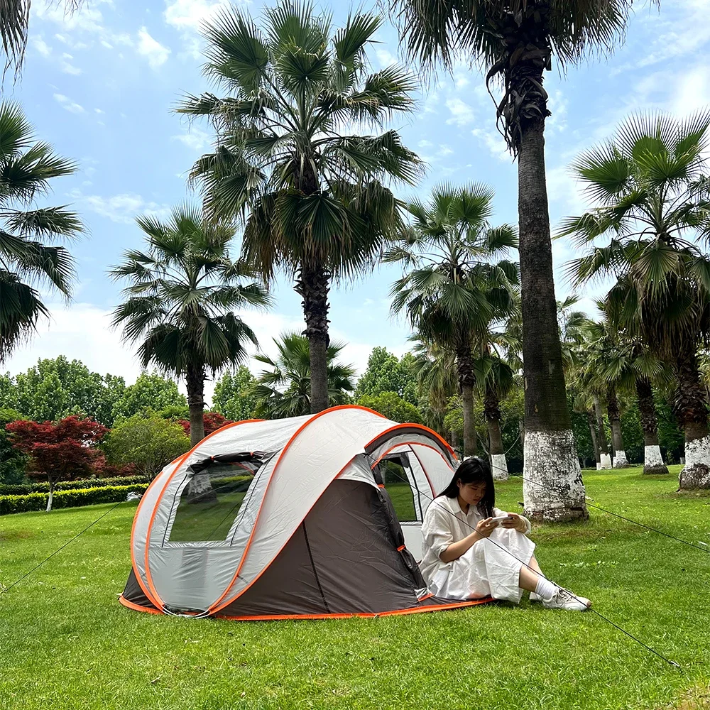 

5-8 People, Quick Release, Hand Thrown Tent, Waterproof Outdoor Camping Boat Tent, Outdoor Tent, Fully Automatic Pop-up Tent