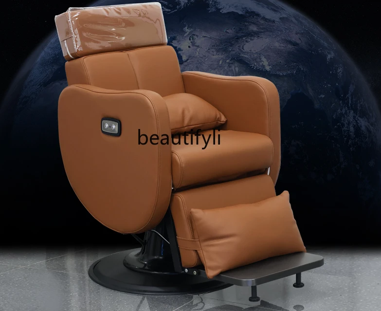 Electric Hair Care Chair Hair Salon Beauty Salon Special Head Treatment Can Be Put down Lifting Trimming Barber Seat