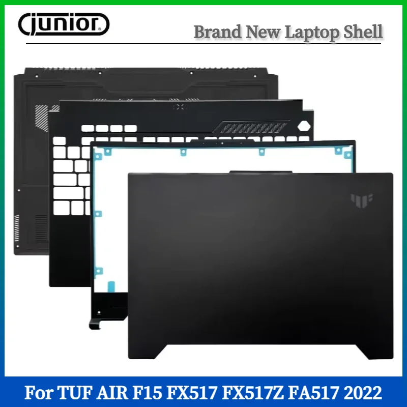 

New For TUF AIR F15 FX517 FX517Z FA517 2022 LCD back cover bezel frame top case palm rest bottom shell upper lower cover