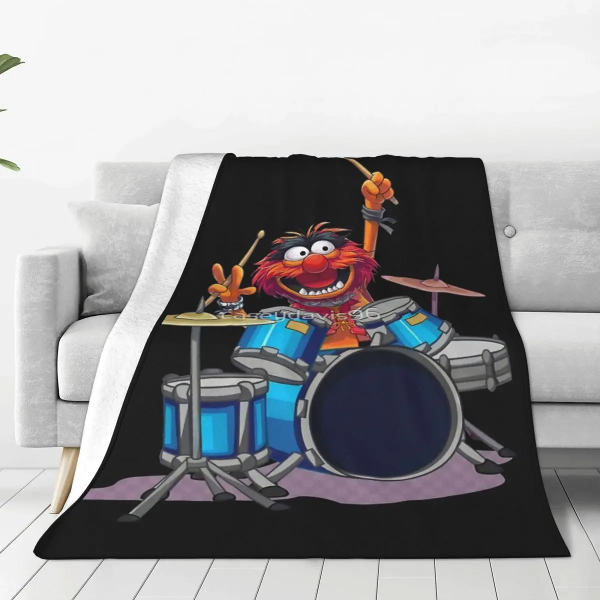 Animal Drummer The Muppets Show Four Seasons Universal Blanket Travel Can Be Laid Halloween Gifts