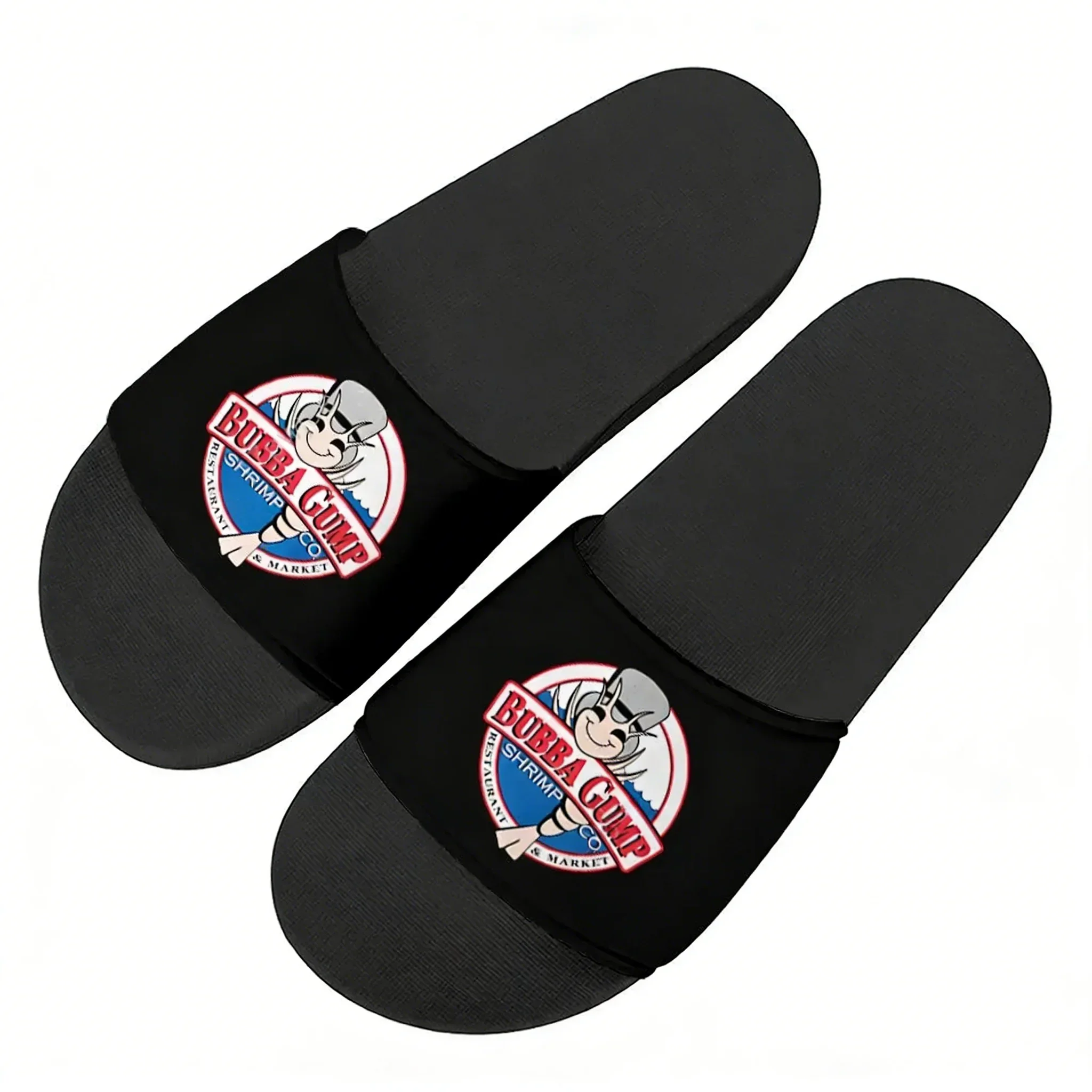 

Retro1994 Bubba Gump Shrimp Slippers Home Water Shoes Forrest Gump Mens Womens Outdoor Beach Pool Sandals Custom Summer Slipper