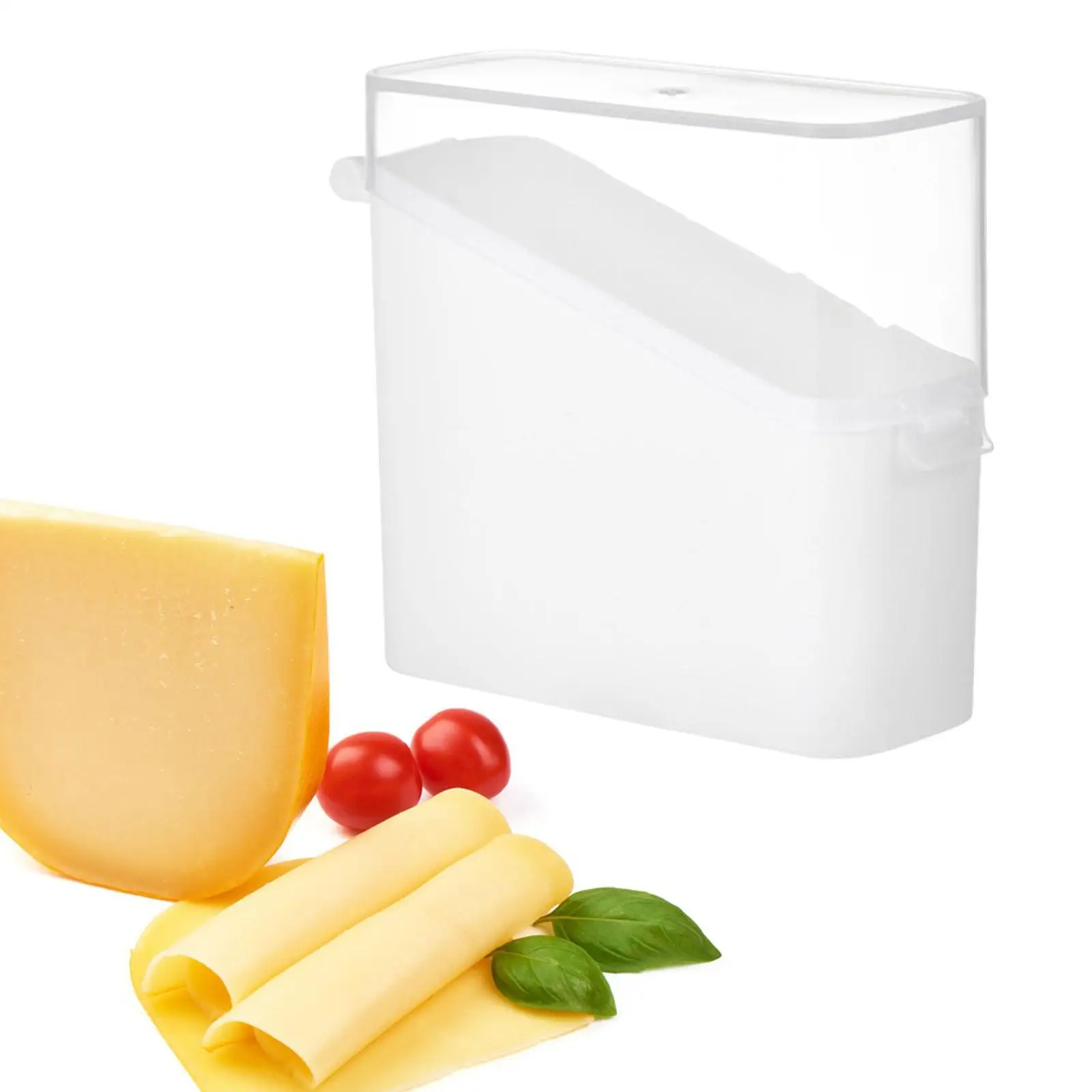 Fridge Storage Container for Sliced Cheese with Airtight Lids Stackable PP Material Kitchen Organizer Freshness Saver Butter Box