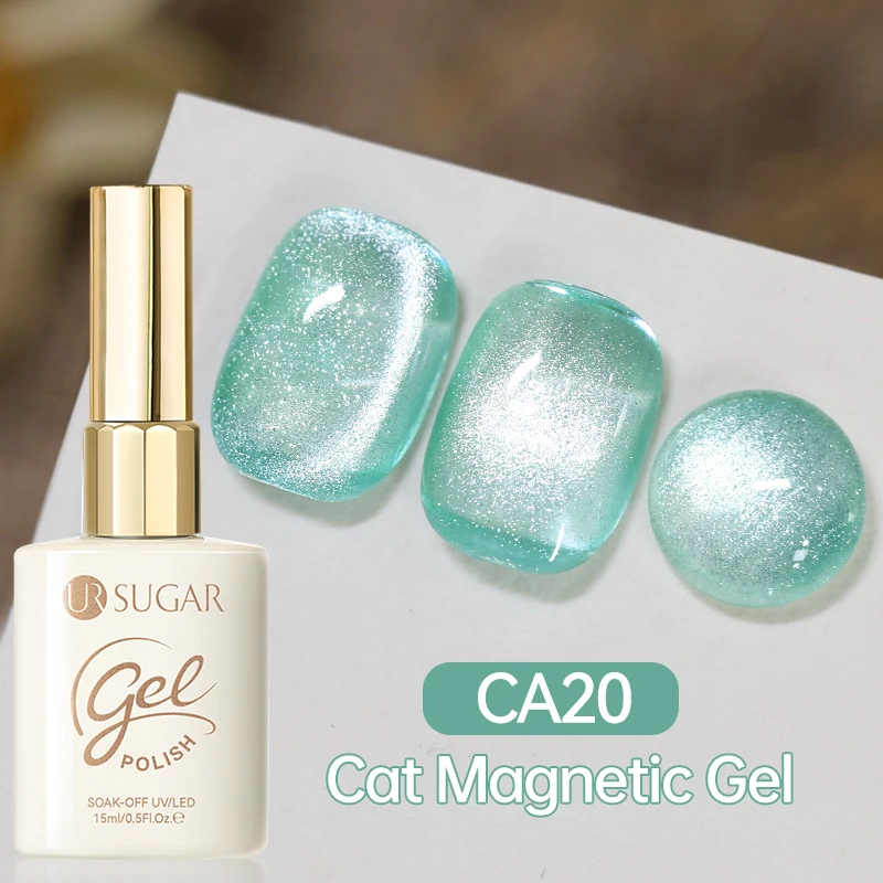 UR SUGAR 15ml Cat Magnetic Gel Nail Polish 30 Colors Semi Permanent Magnetic Gel UV/LED Soak Off Painting Vanrish Design image 3