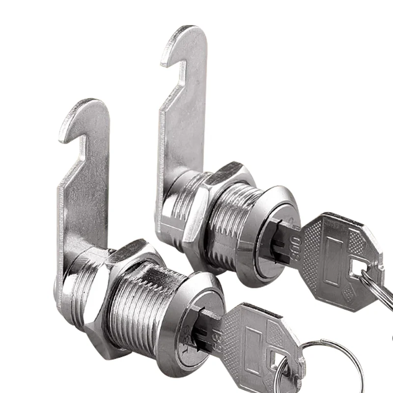 5/20/100SETS 16mm 20mm 25mm 30mm 35mm Metal Rotary Key Switch Push Button Lock Switch Latching Cylinder Cabinet Security Locker