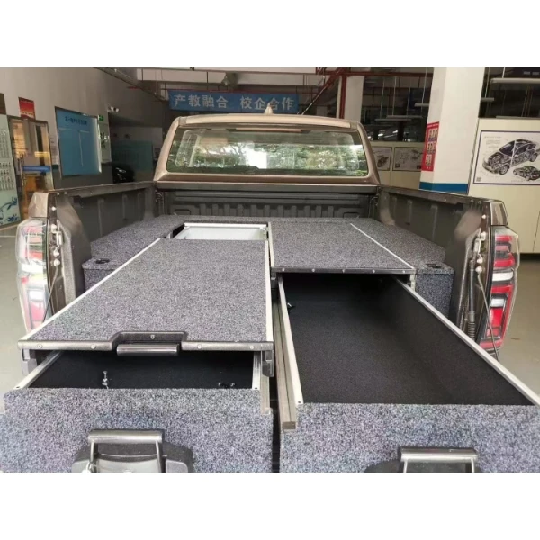 New High Quality Best 4X4 Slide-Out Matte Black Truck Pickup Cargo Box Drawer Magicbox for Dodge Ram1500