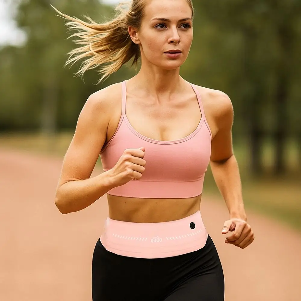 Ultra-Thin Sport Mobile Waist Bag Close Fitting Multifunctional Running Waist Bag Storage High Elastic Sports Phone Bag