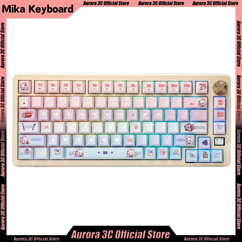 Blue Archives Mika Keyboard CHERRY Wireless Tri-Mode Keyboard 