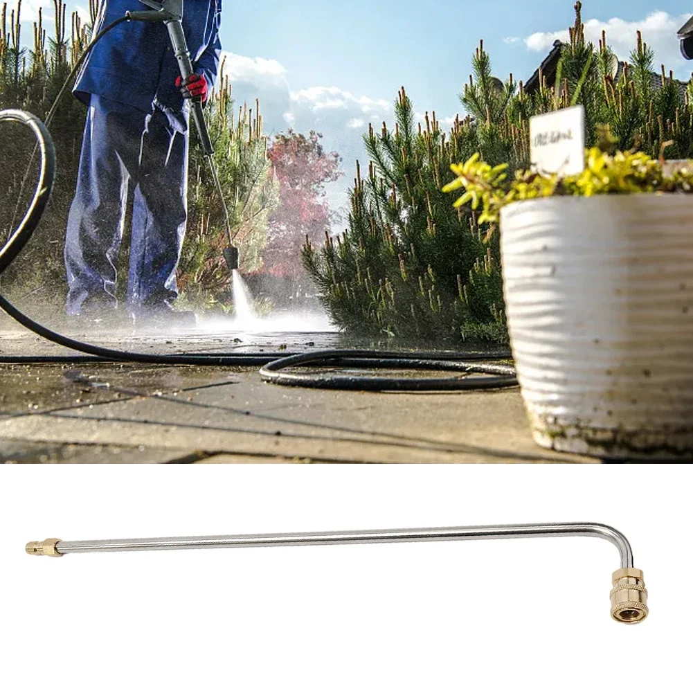 High Quality Turbo Nozzle Washer Kit Spray Nozzle 1/4 Quick Connect Anti-corrosion Bent Rod Cleaner Accessories Easy Connect