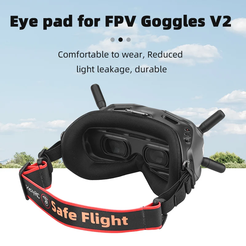 For DJI FPV Flight Glasses Mask UAV FPV Glasses V2 Shading Eye Mask UAV Accessories
