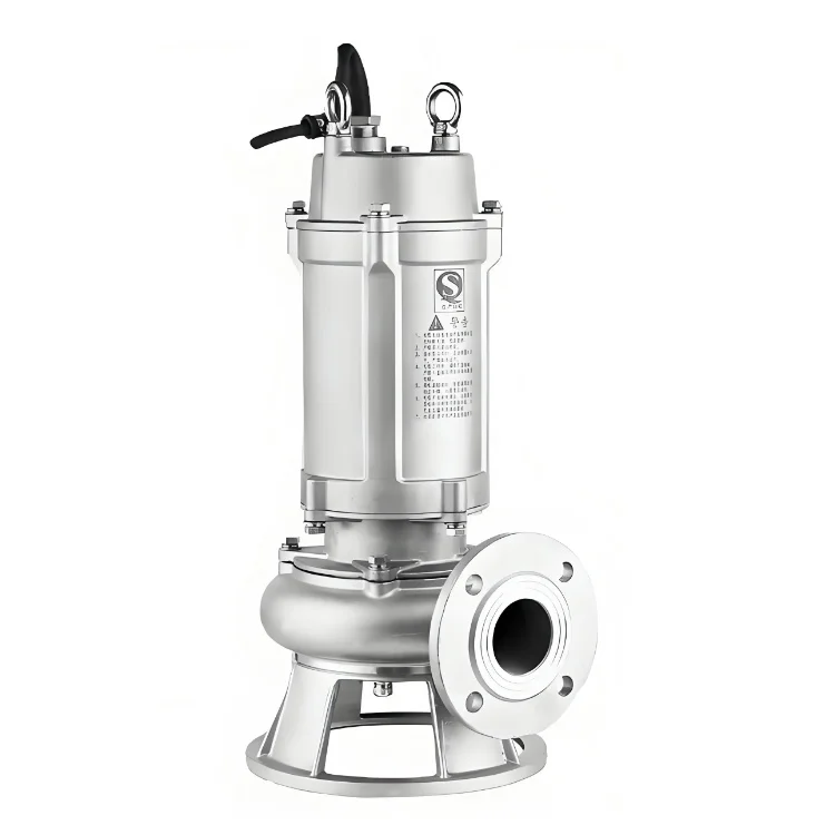 Pompa per acque luride sommergibile ad alta pressione da 5,5 Kw Lista dei prezzi Pompa per acque luride sommergibile per immersioni senza bloccaggio